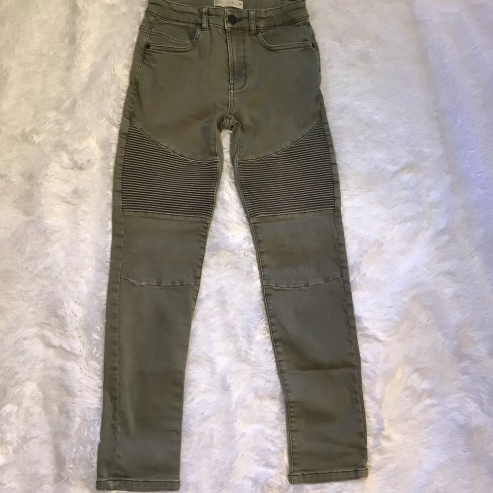 Zara Patterned Stretch Pants 10